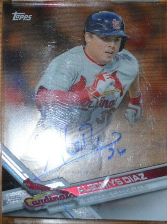Aledmys Diaz #CAAU-AD Baseball Cards 2017 Topps Clearly Authentic Autographs