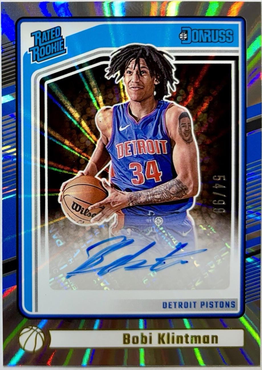 Bobi Klintman [Rated Rookie Signature Holo Yellow Laser] #274