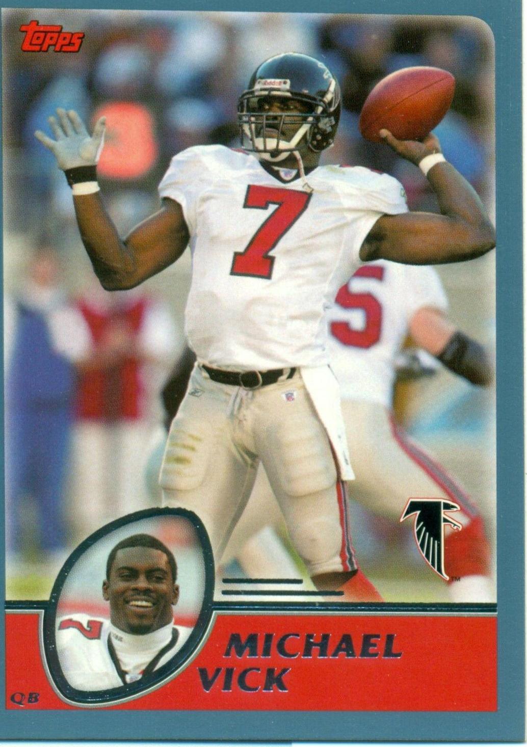 Michael Vick #1 Football Cards 2003 Topps