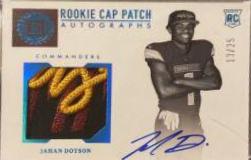 Jahan Dotson [Cap Patch Autograph Sapphire] #130