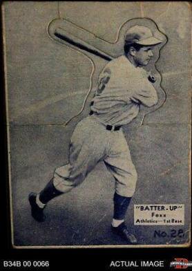 Jimmie Foxx #28 Baseball Cards 1934 Batter Up