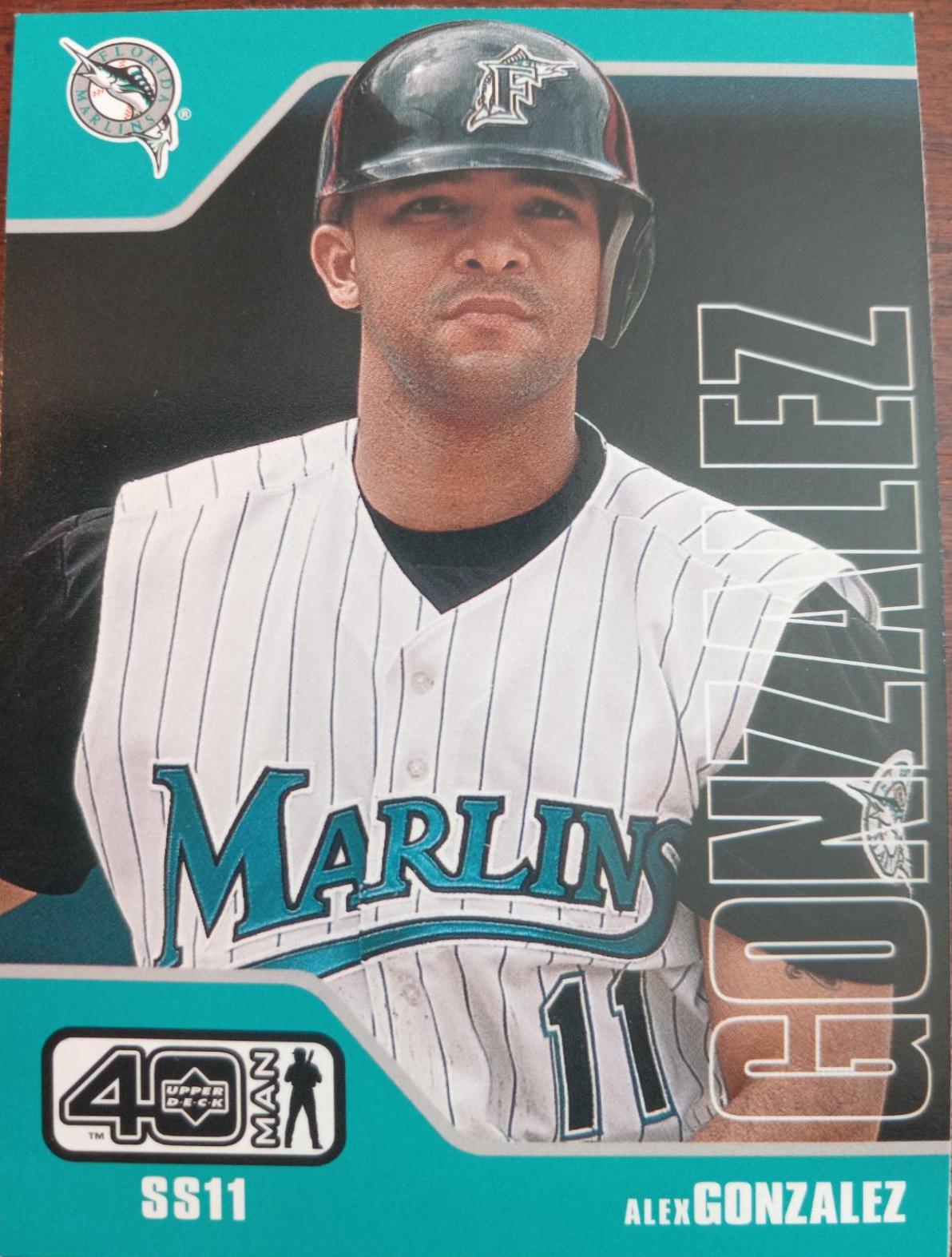 Alex Gonzalez #784 Baseball Cards 2002 Upper Deck 40 Man