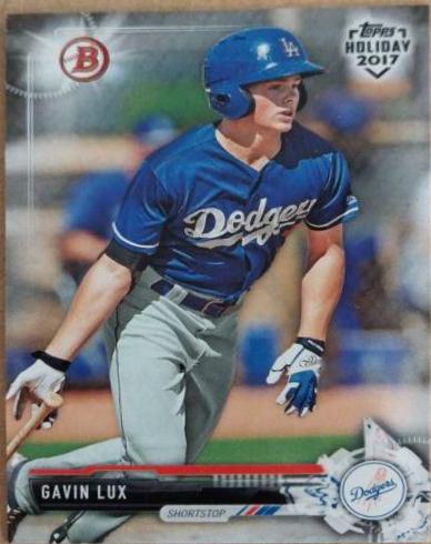 Gavin Lux #TH-GL Baseball Cards 2017 Topps Holiday Bowman
