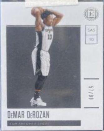 DeMaR DeRozan #27 2019-20 Panini Encased Basketball
