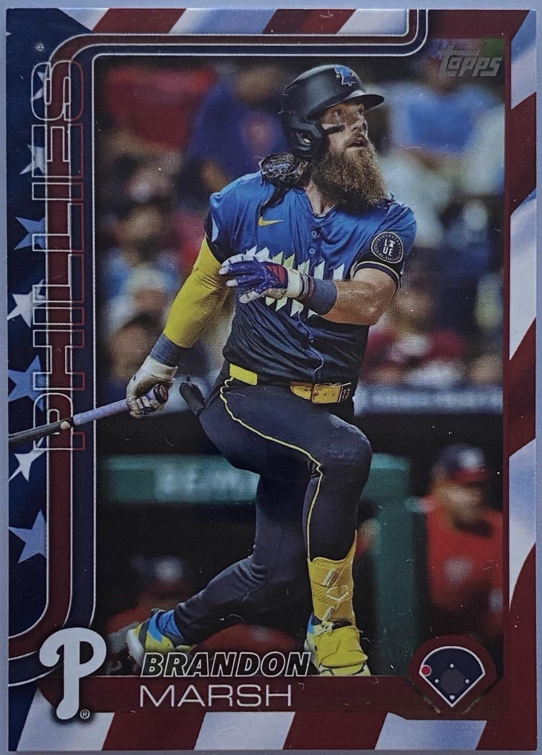 Brandon Marsh [Independence Day] (2025 Topps)