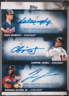 Chipper Jones / Ronald Acuna Jr. / Dale Murphy