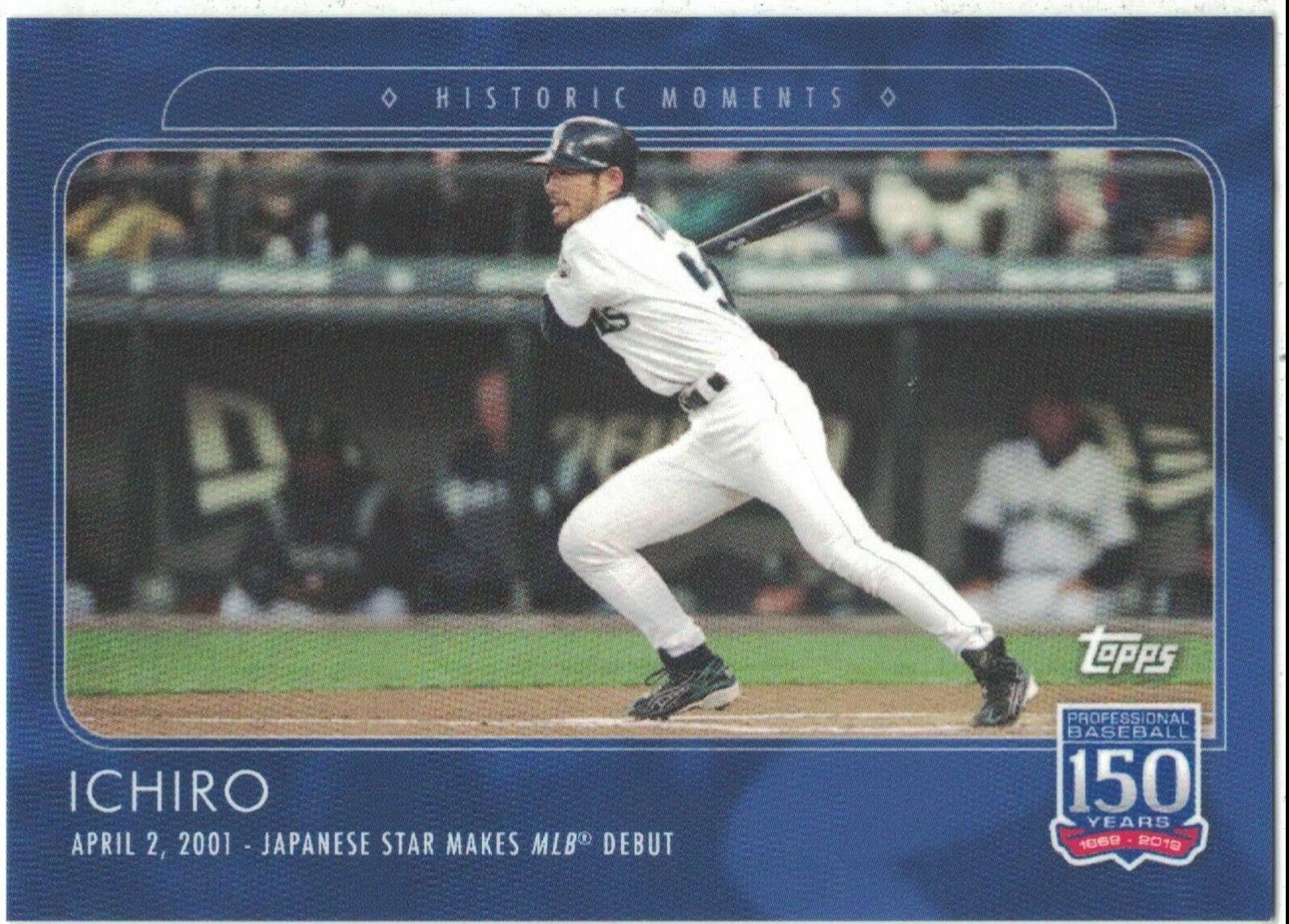 Ichiro #5 Baseball Cards 2019 Topps 150 Years of Baseball