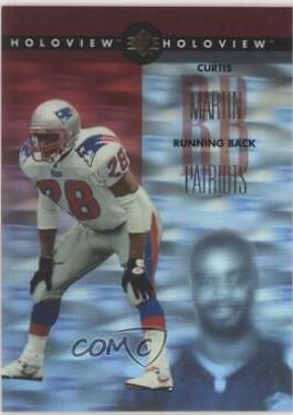 Curtis Martin #14 Football Cards 1996 SP Holoview