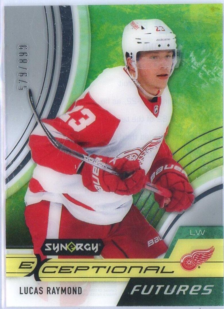 Lucas Raymond #EF-LR Hockey Cards 2021 Upper Deck Synergy Exceptional Futures