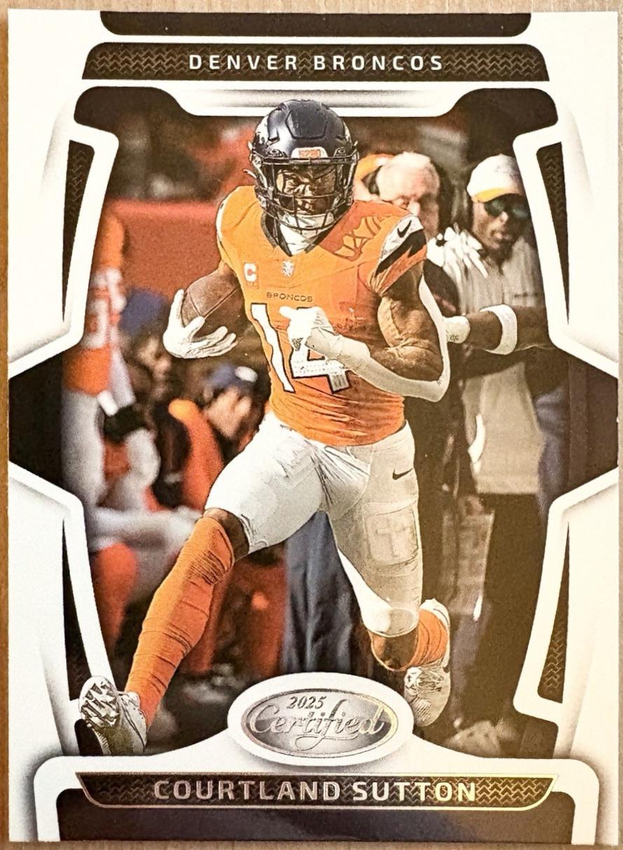 Courtland Sutton #31 2025 Panini Certified Football