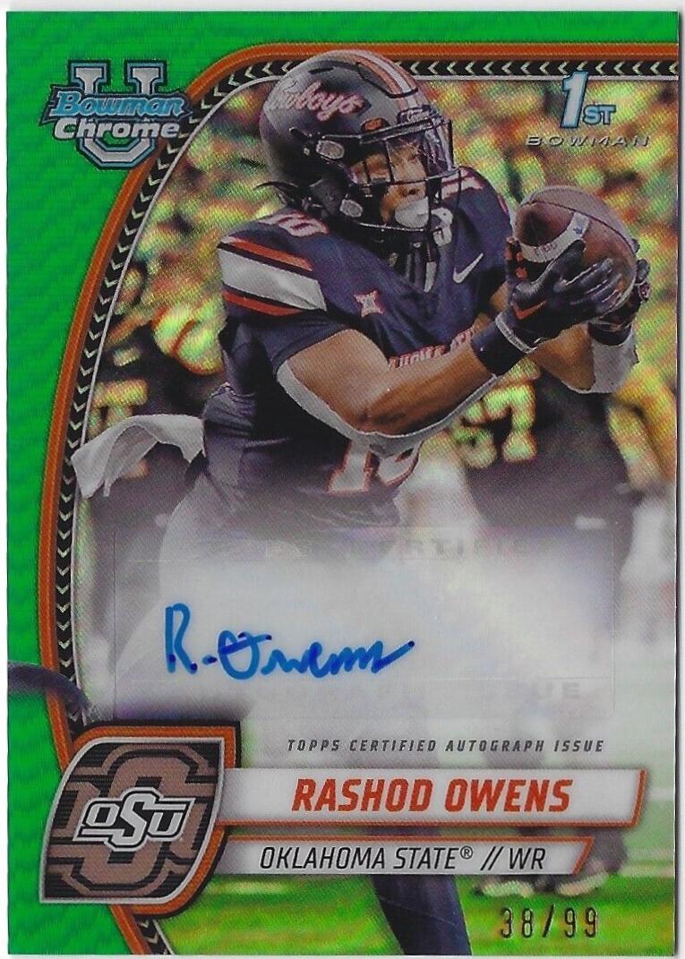 Rashod Owens [Green Refractor] #PA-ROW