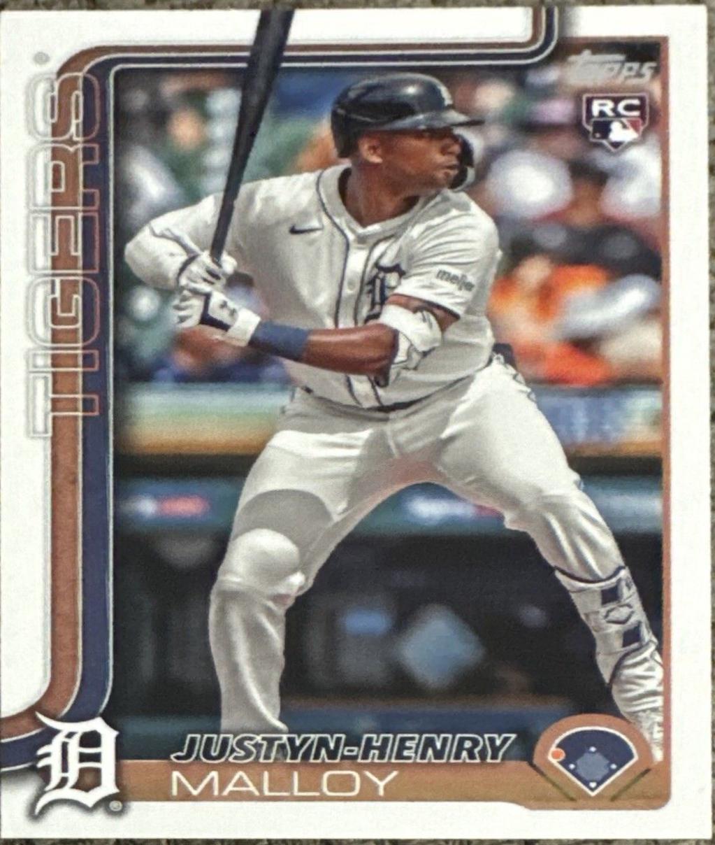 Justyn-Henry Malloy #269 Baseball Cards 2025 Topps