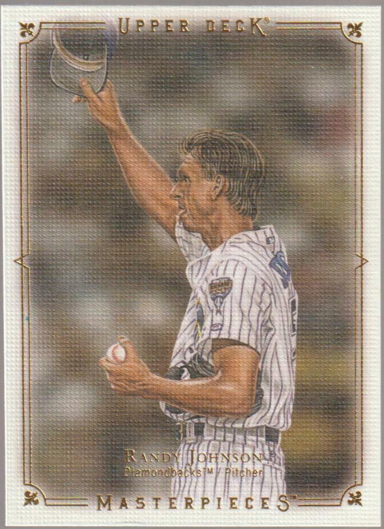 Randy Johnson #3 Baseball Cards 2008 Upper Deck Masterpieces