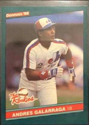 Andres Galarraga #7 Baseball Cards 1986 Donruss Rookies