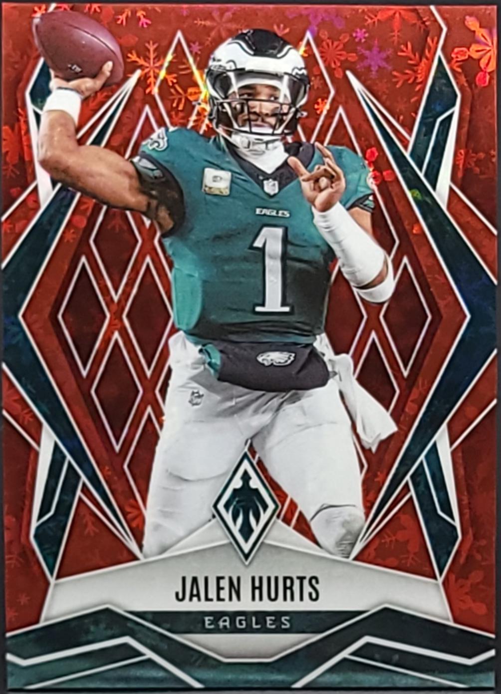 2025 Panini Phoenix Jalen Hurts [Red Winter] #95 card