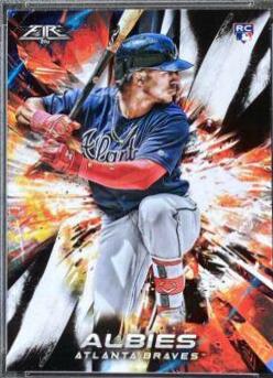 Ozzie Albies #29 Baseball Cards 2018 Topps Fire
