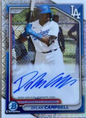 Dylan Campbell [Yellow Mojo Refractor] #BMA-DCA