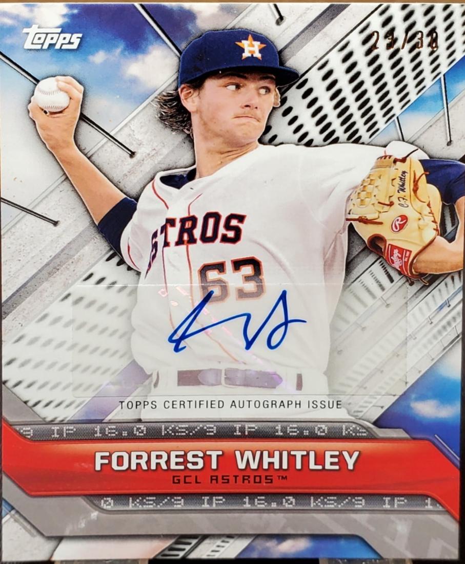 Forrest Whitley #PPA-FW Baseball Cards 2017 Topps Pro Debut Pro Production Autograph