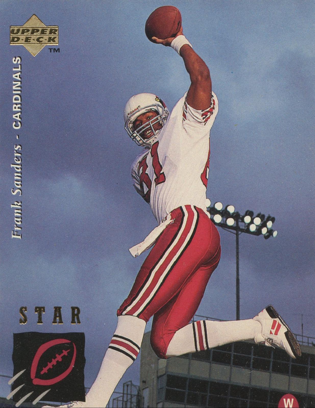 Frank Sanders #26 Football Cards 1995 Upper Deck