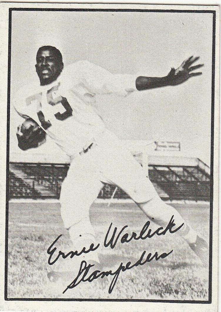 Ernie Warlick #28 Football Cards 1961 Topps CFL