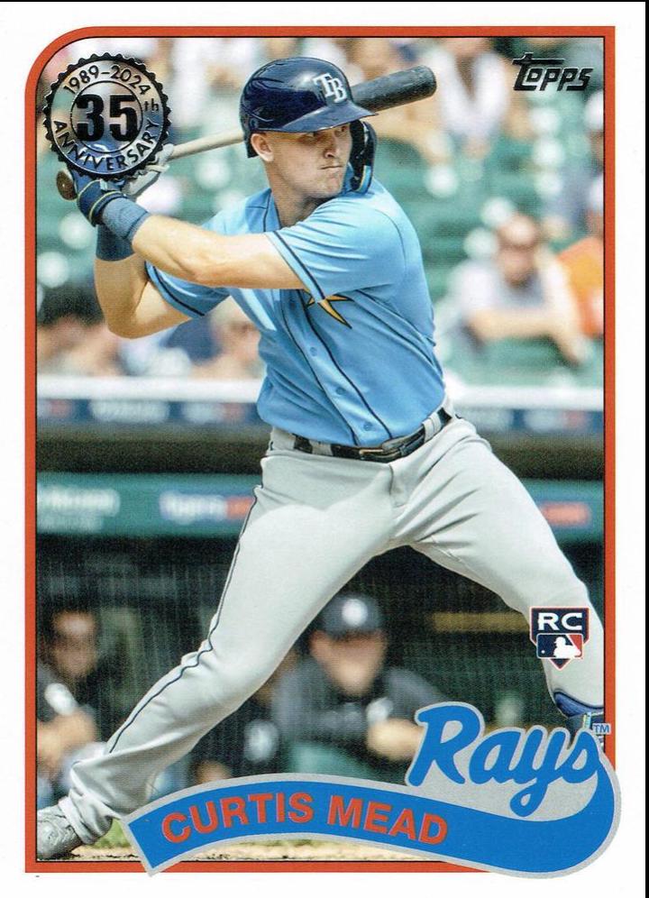 Curtis Mead #89B-85 Baseball Cards 2024 Topps 1989