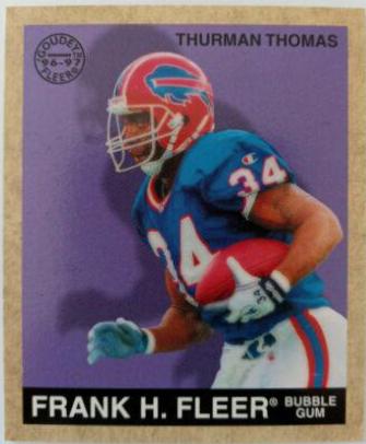 Thurman Thomas #9 Football Cards 1997 Fleer Goudey