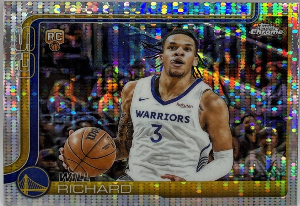2025 Topps Chrome Will Richard [Pulsar Refractor] #287 card