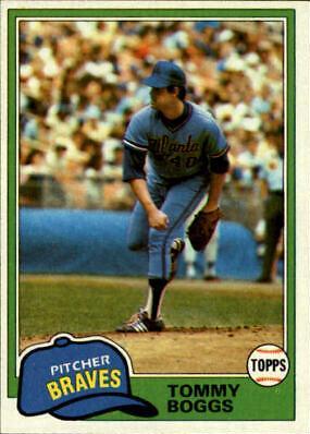 1981 Topps Tommy Boggs #132 card