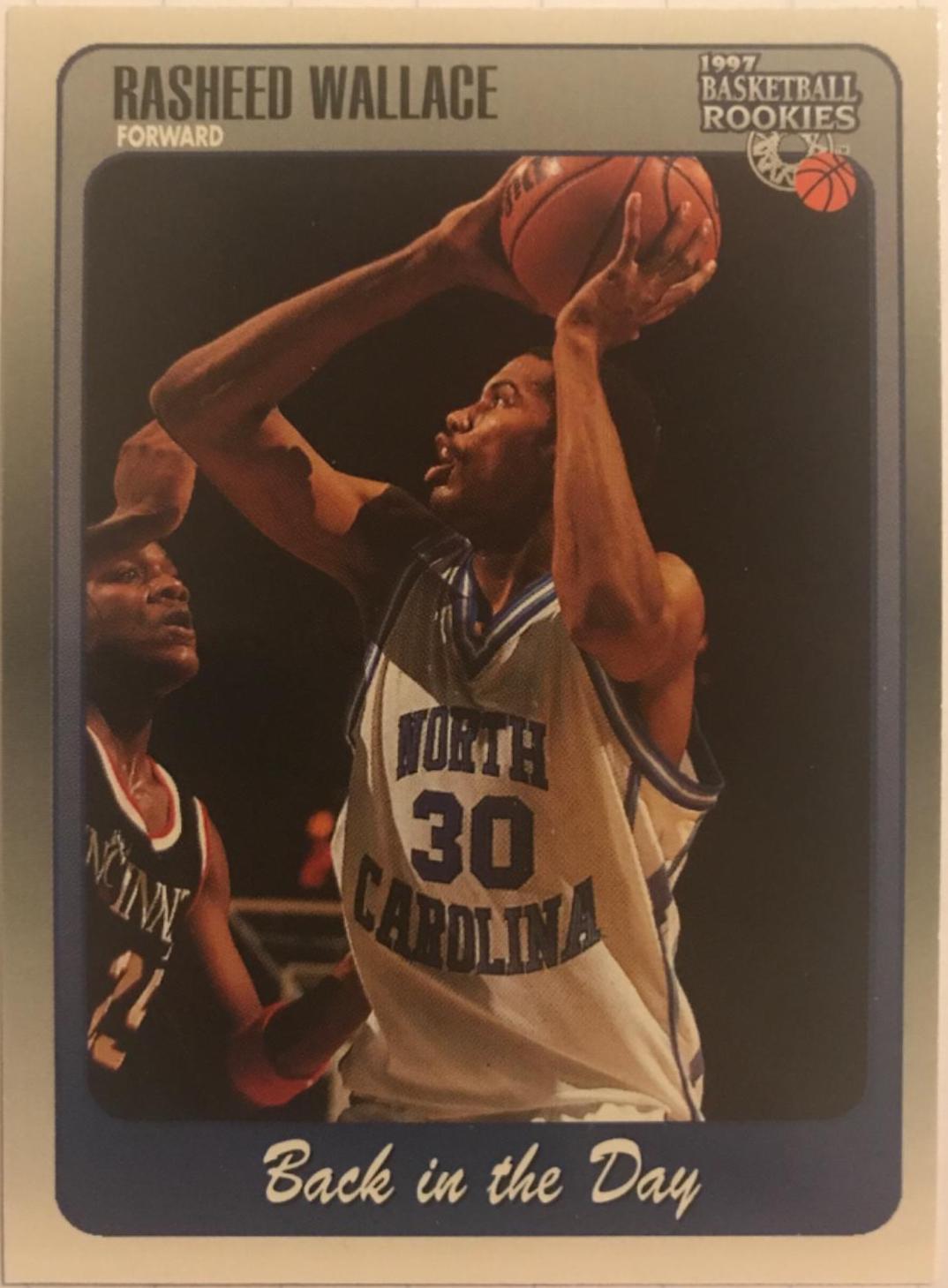 Rasheed Wallace #89 1997 Score Board Rookies Basketball