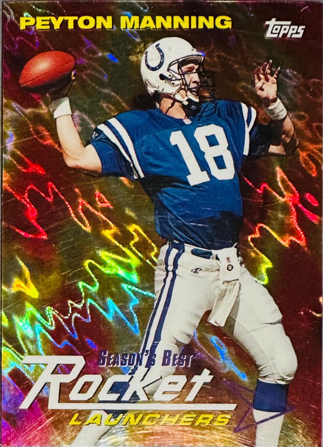 Peyton Manning #SB10 Football Cards 1999 Topps Season's Best