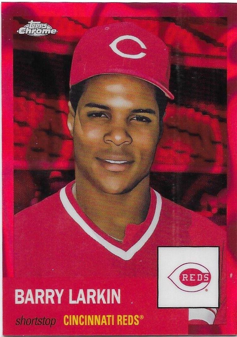 Barry Larkin [Red Refractor] #74