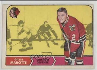 Gilles Marotte #14 Hockey Cards 1968 O-Pee-Chee