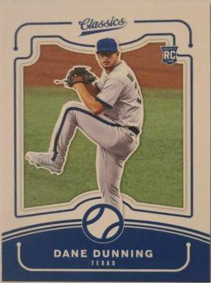 Dane Dunning #6 Baseball Cards 2021 Panini Chronicles Classics