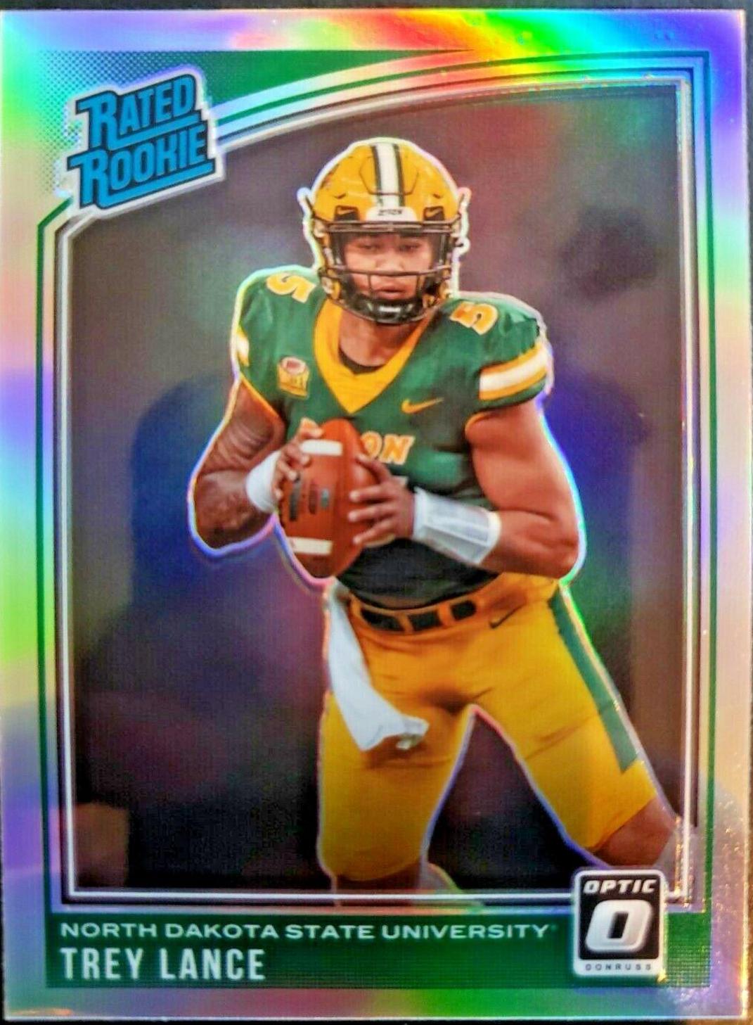 Trey Lance #203 Football Cards 2021 Panini Chronicles Draft Picks