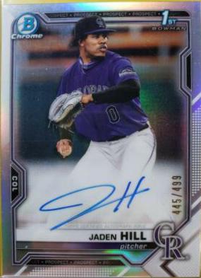 Jaden Hill [Refractor] #CDA-JH