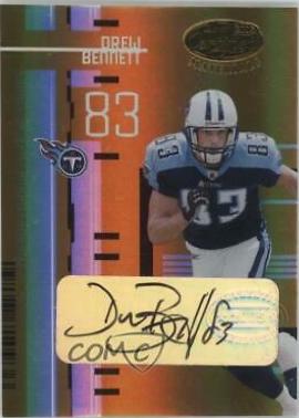 Drew Bennett [Mirror Gold Autograph] #114
