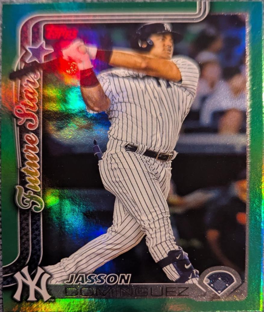 Jasson Dominguez [Green Rainbow Foil] #590