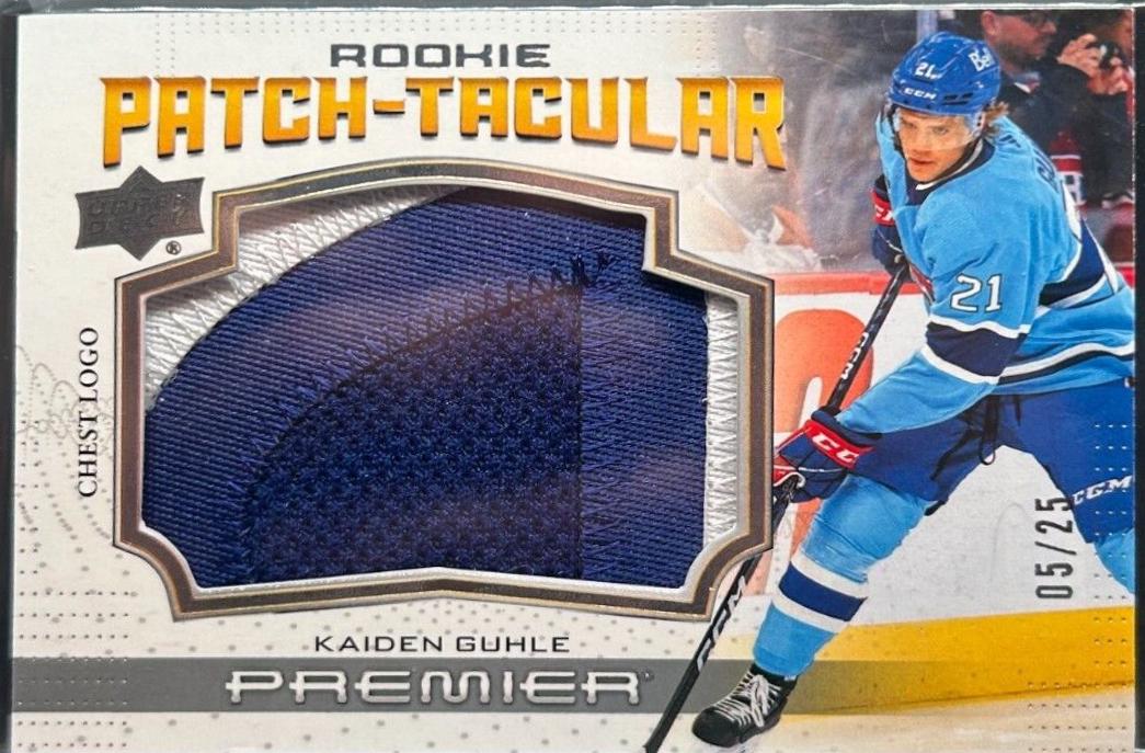 Kaiden Guhle #RPT-KG 2022 Upper Deck Premier Rookie Patch Taculars Hockey