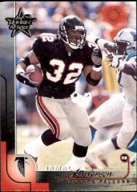 Jamal Anderson #4 Football Cards 2000 Leaf Rookies & Stars