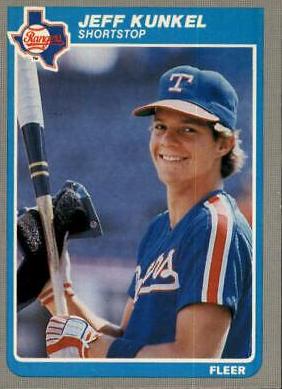 Jeff Kunkel #561 Baseball Cards 1985 Fleer