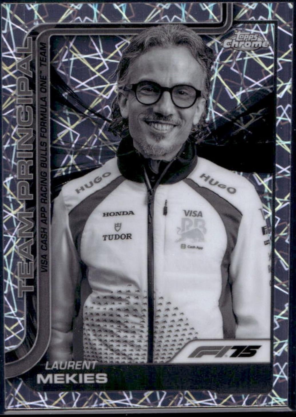 Laurent Mekies [Black White Lazer Refractor] #197