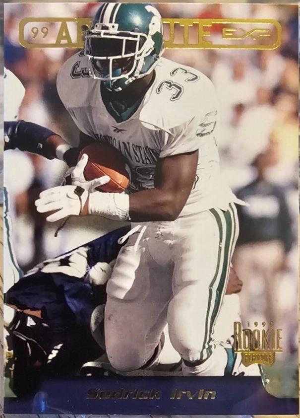 Sedrick Irvin #30 Football Cards 1999 Playoff Absolute Exp