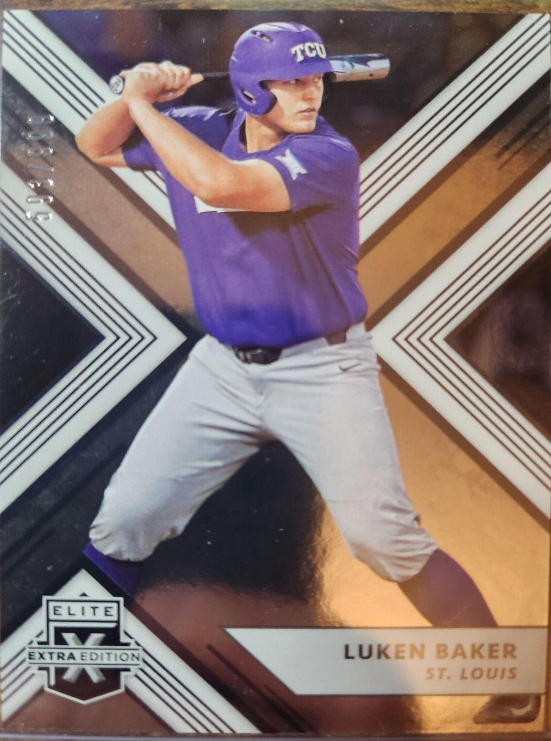 Luken Baker #74 2018 Panini Elite Extra Edition Baseball