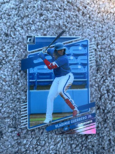 Vladimir Guerrero Jr. #9 Baseball Cards 2021 Panini Chronicles Clearly Donruss