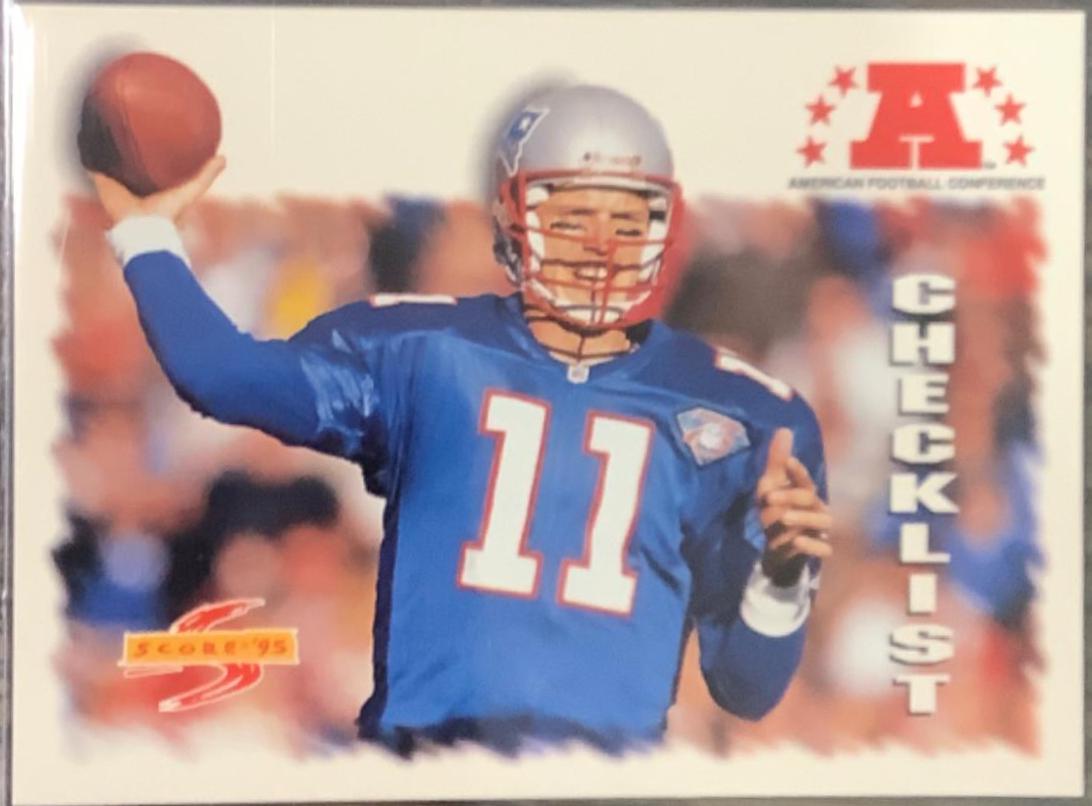 Checklist #6: Drew Bledsoe #240 1995 Panini Score Football