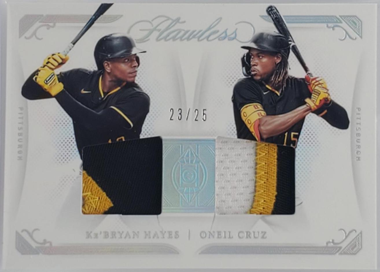 Ke'Bryan Hayes / Oneil Cruz #DDM-KO Baseball Cards 2022 Panini Flawless Dual Diamond Memorabilia