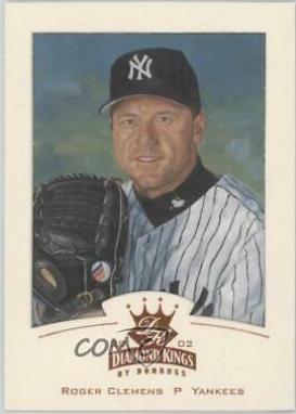 Roger Clemens #29 Baseball Cards 2002 Donruss Diamond Kings