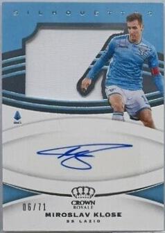 Miroslav Klose #S-MK Soccer Cards 2020 Panini Chronicles Crown Royale Silhouettes Autographs