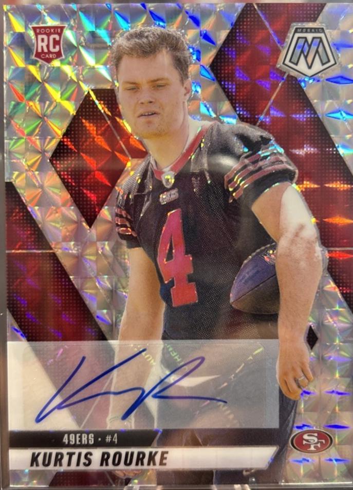 Kurtis Rourke Rpa Card Kurtis Rourke #368 Prices | 2025 Panini Mosaic Rookie Autographs ...