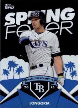 Evan Longoria #SF-37 Baseball Cards 2015 Topps Spring Fever